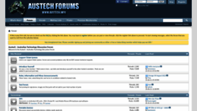 What Austech.info website looks like in 2024 