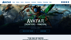 What Avatar.com website looks like in 2024 