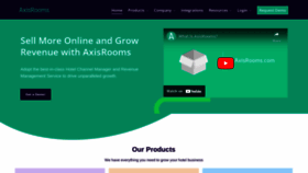 What Axisrooms.com website looks like in 2024 