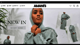 What Amanis.co.uk website looks like in 2024 