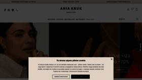 What Aniakruk.pl website looks like in 2024 