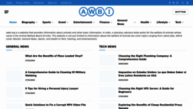 What Awbi.org website looks like in 2024 