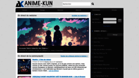 What Anime-kun.net website looks like in 2024 