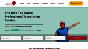 What Absolutetranslations.com website looks like in 2024 