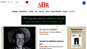 What Australianbookreview.com.au website looks like in 2024 
