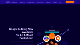 What Admost.com website looks like in 2024 
