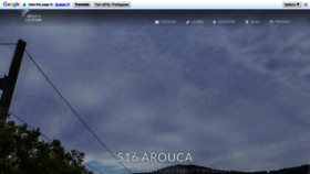 What Aroucageopark.pt website looks like in 2024 