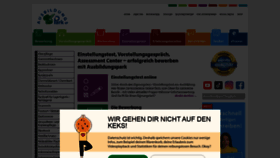 What Ausbildungspark.com website looks like in 2024 