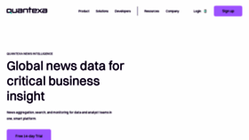 What Aylien.com website looked like in 2024 (1 year ago)