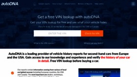 What Autodna.com website looks like in 2024 