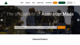 What Australianmade.com.au website looks like in 2024 