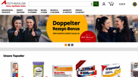 What Apotheke.de website looks like in 2024 