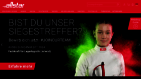 What Allstar.de website looks like in 2024 