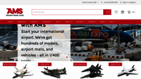 What Aircraftmodelstore.co.uk website looks like in 2024 