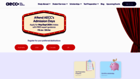What Aeccglobal.in website looks like in 2024 