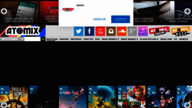 What Atomix.vg website looks like in 2024 