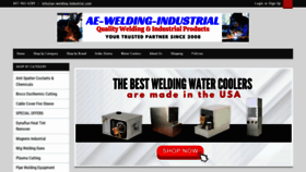 What Ae-welding-industrial.com website looks like in 2024 