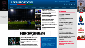 What Azerisport.com website looks like in 2024 