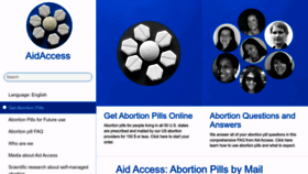 What Aidaccess.org website looks like in 2024 