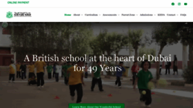 What Arabunityschool.ae website looks like in 2024 