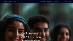 What Aast.edu website looks like in 2024 
