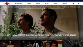 What Antena1.com.br website looks like in 2024 