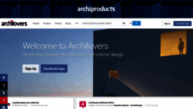 What Archilovers.com website looks like in 2024 