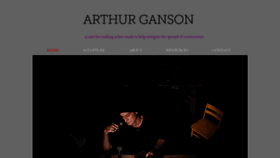 What Arthurganson.com website looks like in 2024 