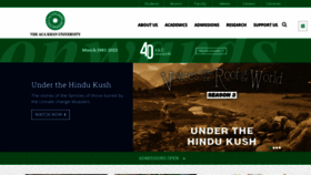 What Aku.edu website looks like in 2024 