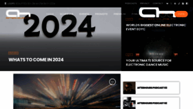 What Ah.fm website looks like in 2024 