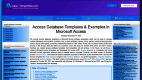 What Access-templates.com website looks like in 2024 
