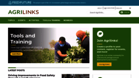 What Agrilinks.org website looks like in 2024 