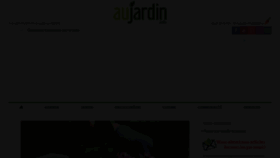What Aujardin.info website looks like in 2024 