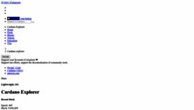 What Adapools.org website looked like in 2024 (1 year ago)