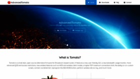 What Advancedtomato.com website looks like in 2024 