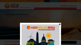 What Ases.org website looks like in 2024 