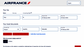 What Airfrance.traveldoc.aero website looks like in 2024 