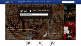 What Askart.com website looks like in 2024 