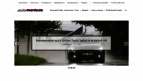 What Auto-mania.cz website looks like in 2024 