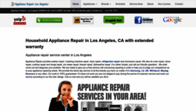 What Appliancerepairlosangeles.com website looks like in 2024 