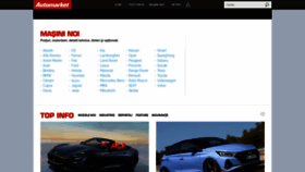 What Automarket.ro website looks like in 2024 
