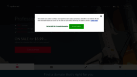 What Aplus.net website looked like in 2024 (2 years ago)