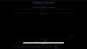 What Anekanews.net website looks like in 2024 