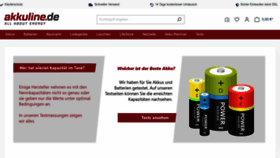 What Akkuline.de website looks like in 2024 