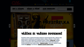 What Albi.cz website looked like in 2024 (1 year ago)