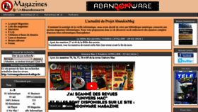 What Abandonware-magazines.org website looks like in 2024 