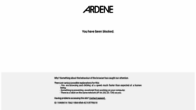 What Ardene.com website looks like in 2024 