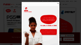 What Airtel.com.ng website looks like in 2024 
