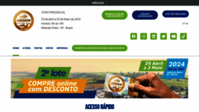 What Agrishow.com.br website looks like in 2024 