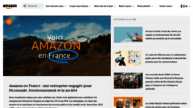 What Aboutamazon.fr website looks like in 2024 